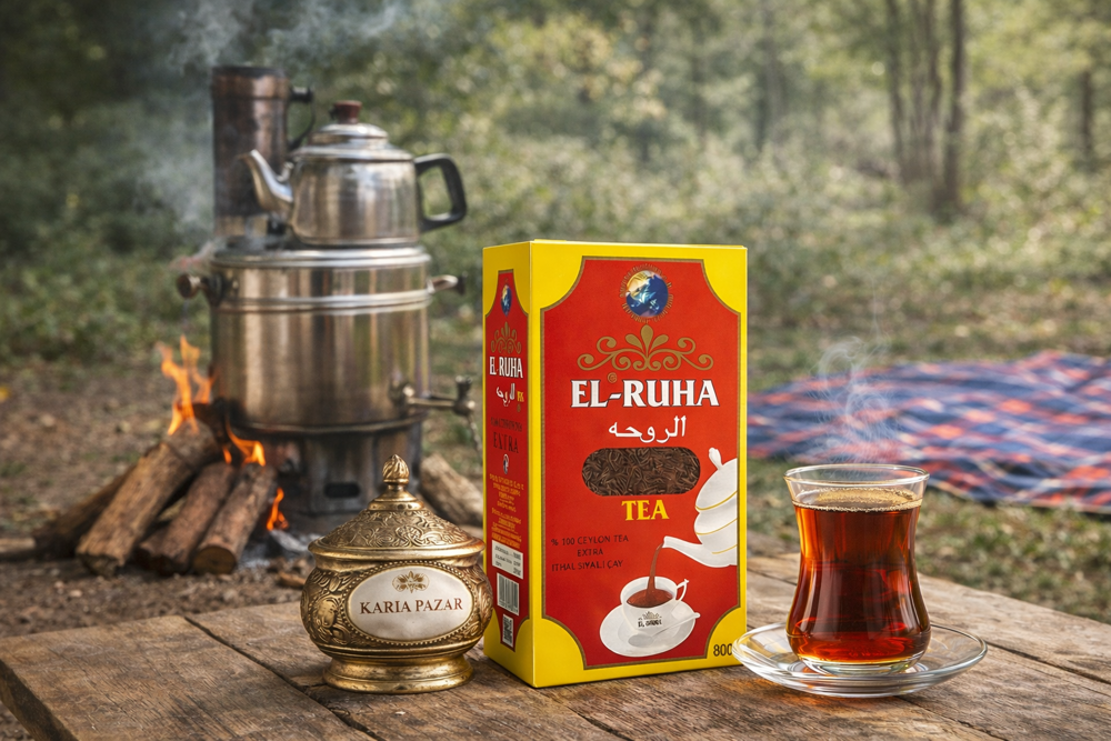 EL-Ruha İthal Dökme Siyah Çay 2X 800 gr