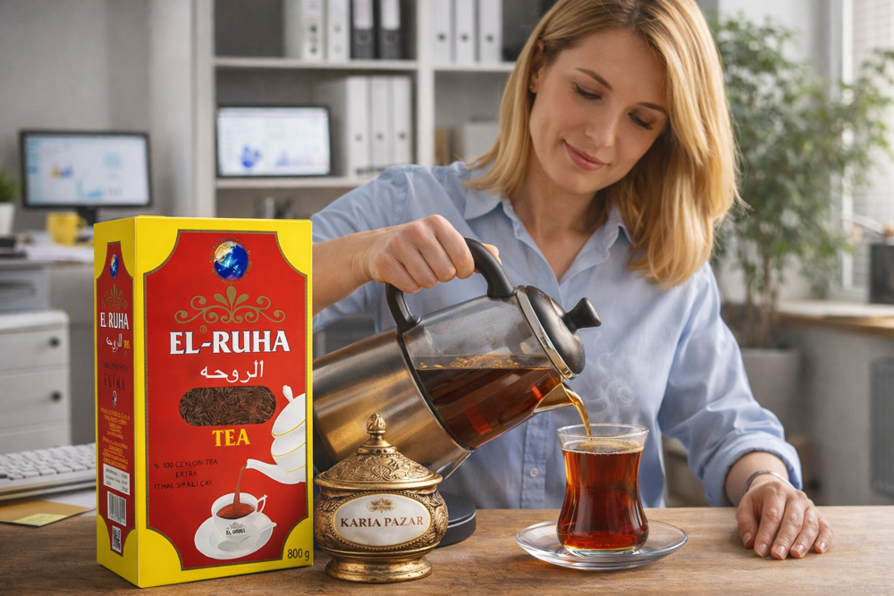 EL-Ruha İthal Dökme Siyah Çay 2X 800 gr