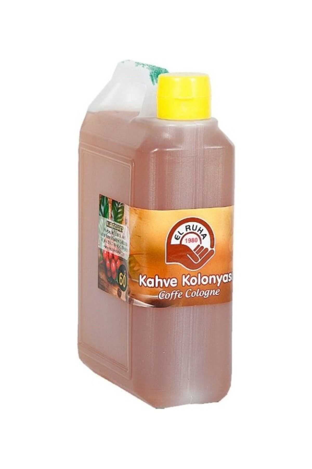 Arwoan El Ruha Kahve Kolonyası 60° Çanta (Bidon) 900Ml Arwoan El Ruha Kahve Kolonyası 60° Çanta (Bidon) 900Ml