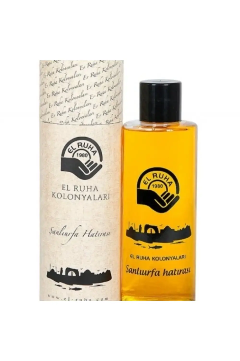 El Ruha Mandalina Kolonyası 60° Özel Baskılı Cam Şişe 500 ml