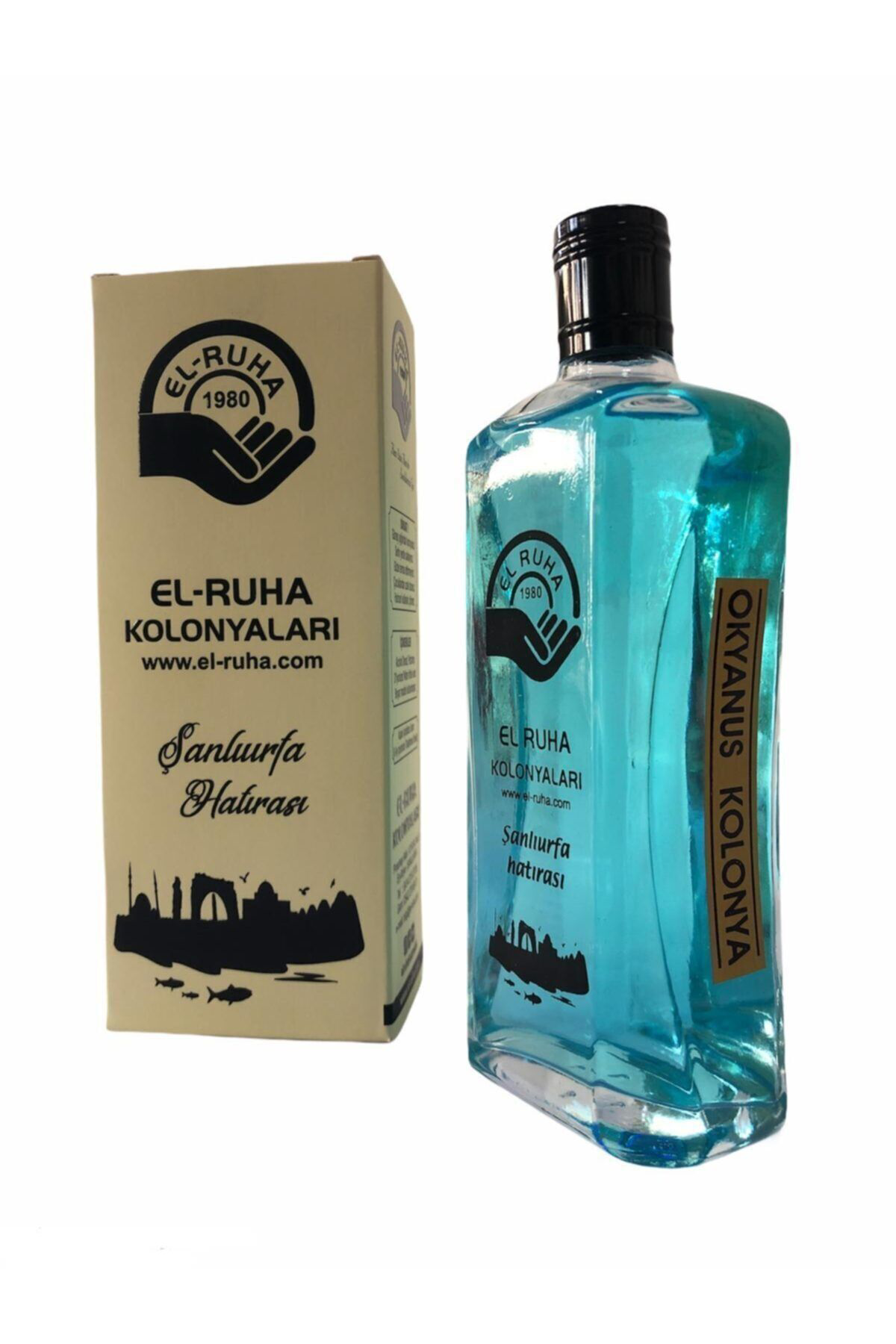 El-ruha Özel Mardin Parfüm Kokulu 70° Kolonya 300ml Özel Baskılı 