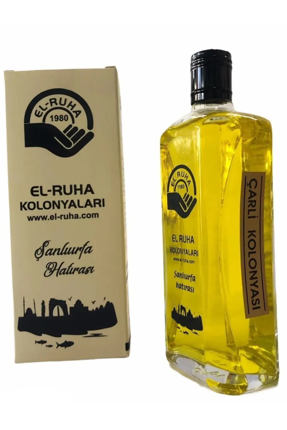 El-ruha Özel Mardin Parfüm Kokulu 70° Kolonya 300ml Özel Baskılı