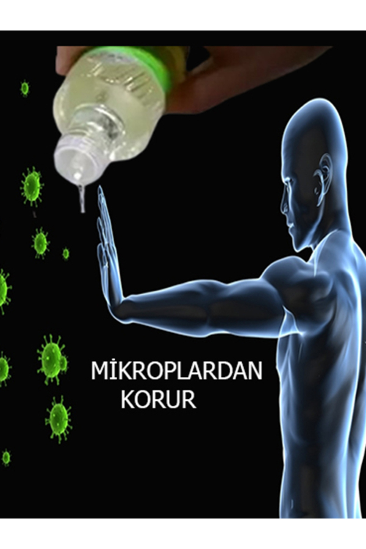 El Ruha Parfümlü Özel Kolonya 70° Özel Baskılı Cam Şişe 500 ml