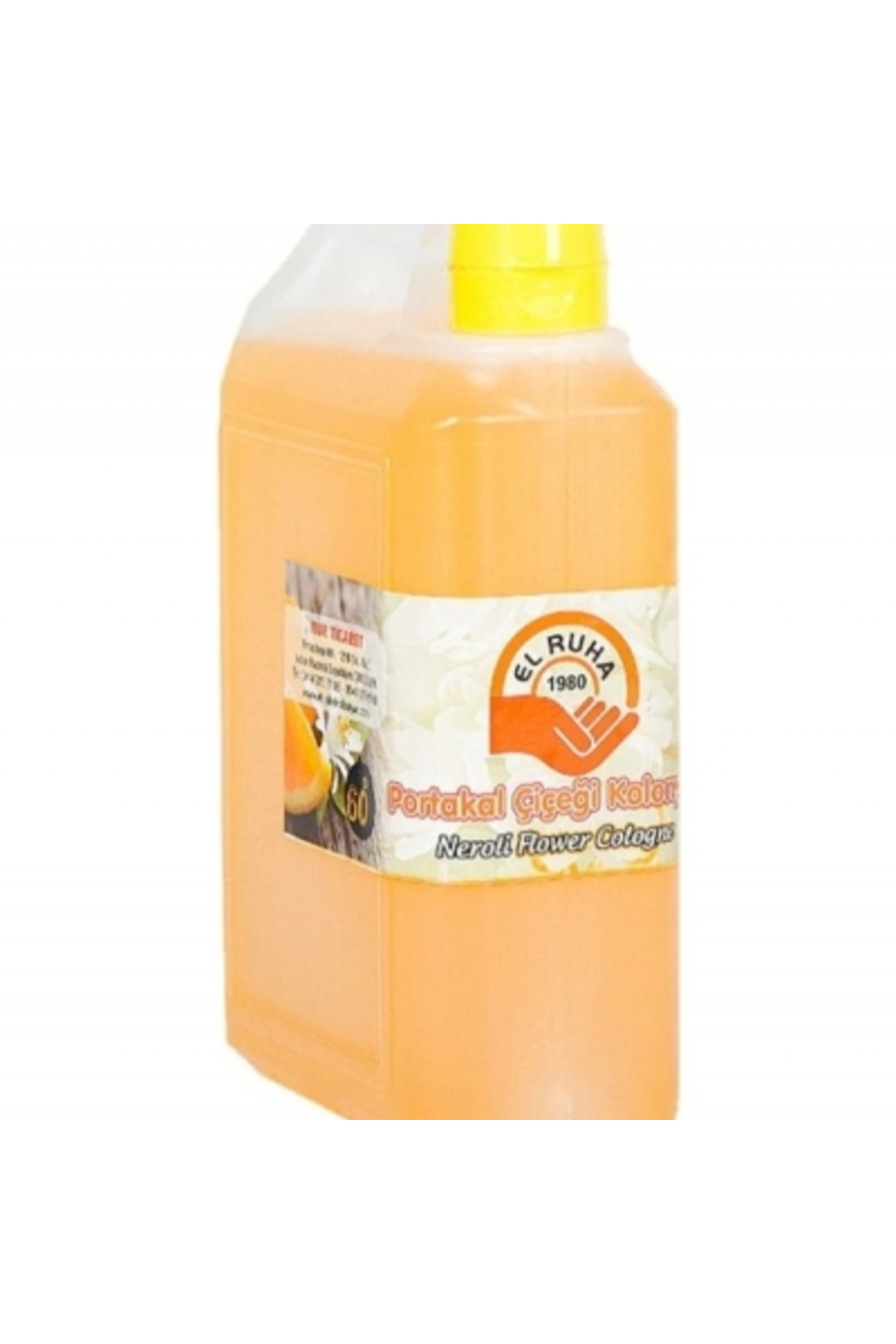 El Ruha Portakal Çiçeği Kolonyası 60° Çanta (Bidon) 900ml