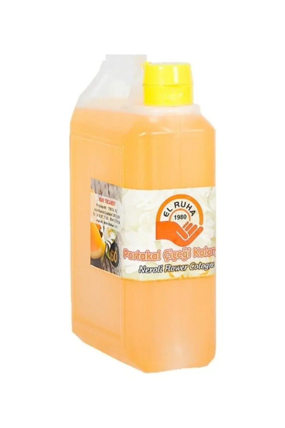 El Ruha Portakal Çiçeği Kolonyası 60° Çanta (Bidon) 900ml