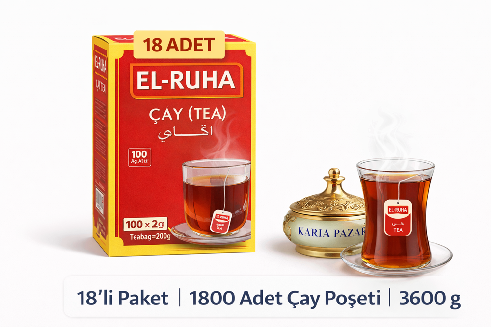 EL-Ruha Sri Lanka Sallama Çay 18x100 Adet