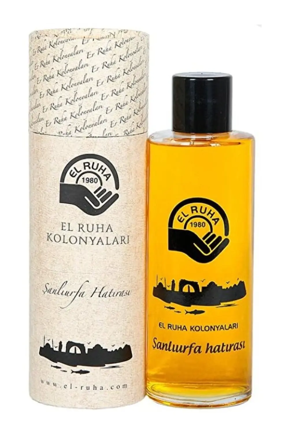 El Ruha T ü t ü n Kolonyası 60° 500 ml Özel Baskılı Cam Şişe