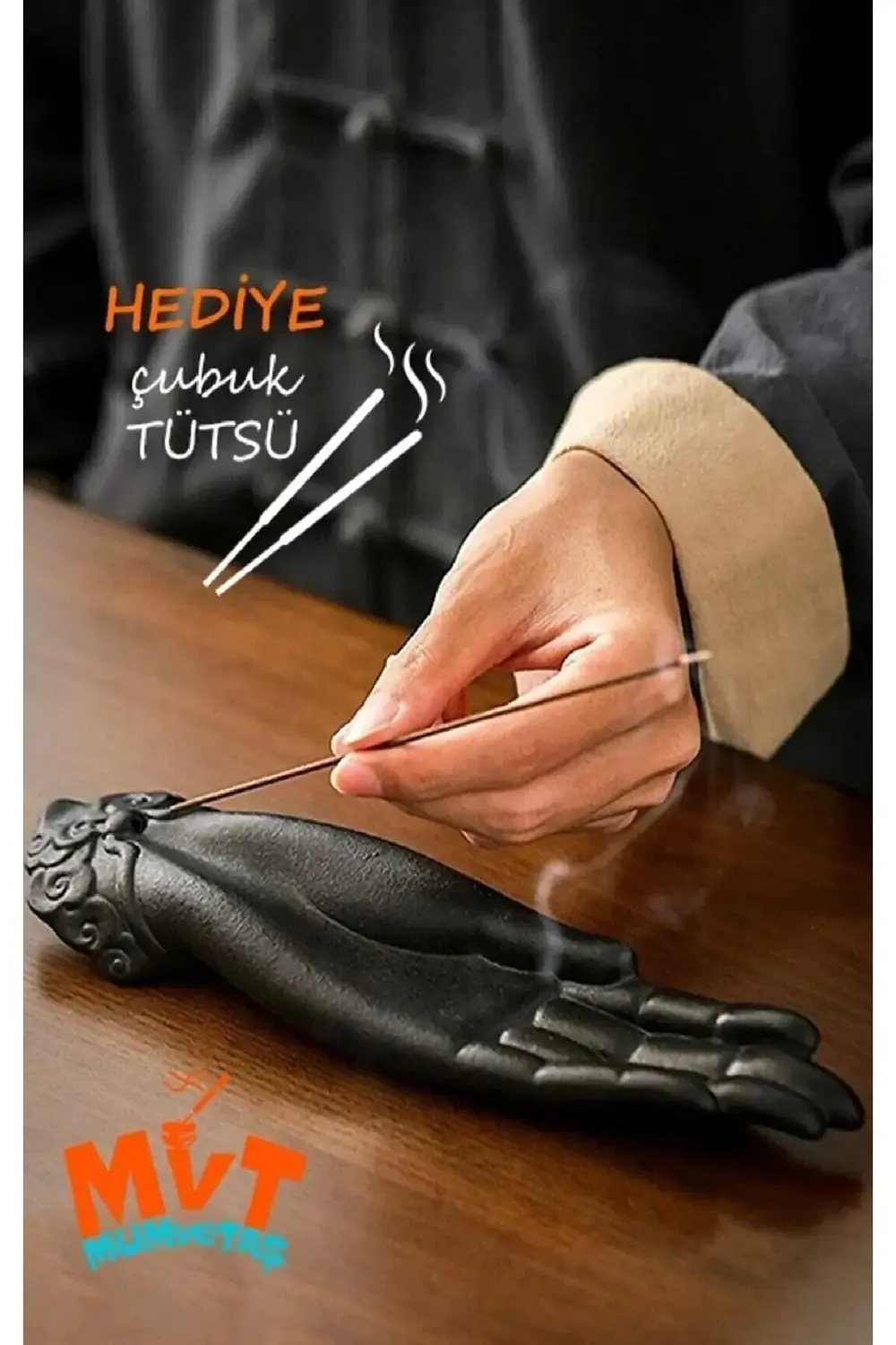 El Şeklinde Çubuk Tütsülük & Ruka Tütsülük & Oda Kokusu, Vernikli