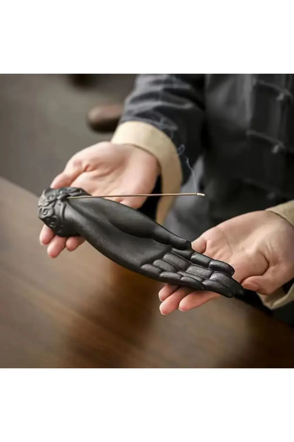 El Şeklinde Çubuk Tütsülük & Ruka Tütsülük & Oda Kokusu, Vernikli