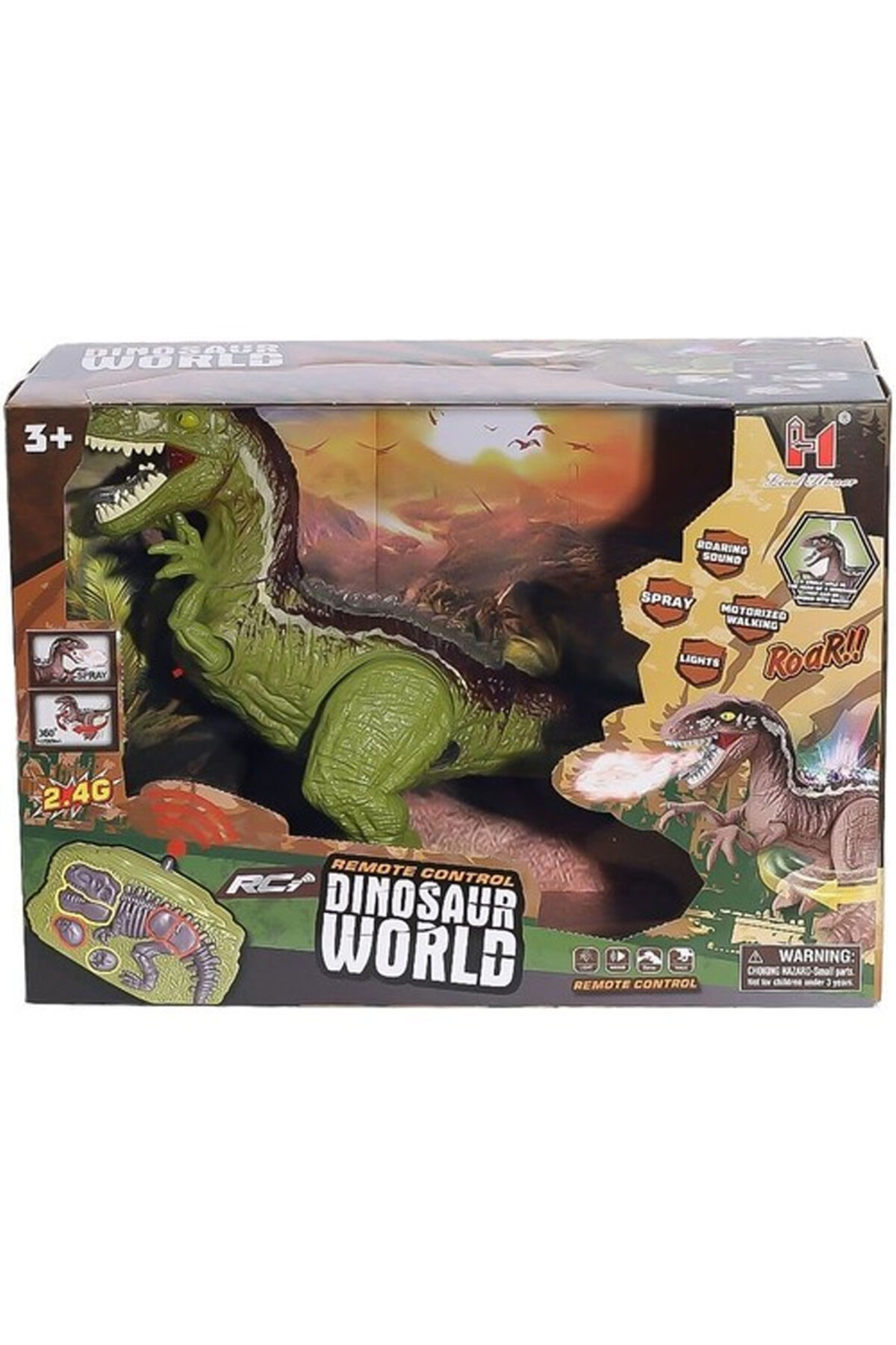 Oyuncak Store El Sensörlü Kontrol Edilebilir Sesli Ve İşıklı Dinozor