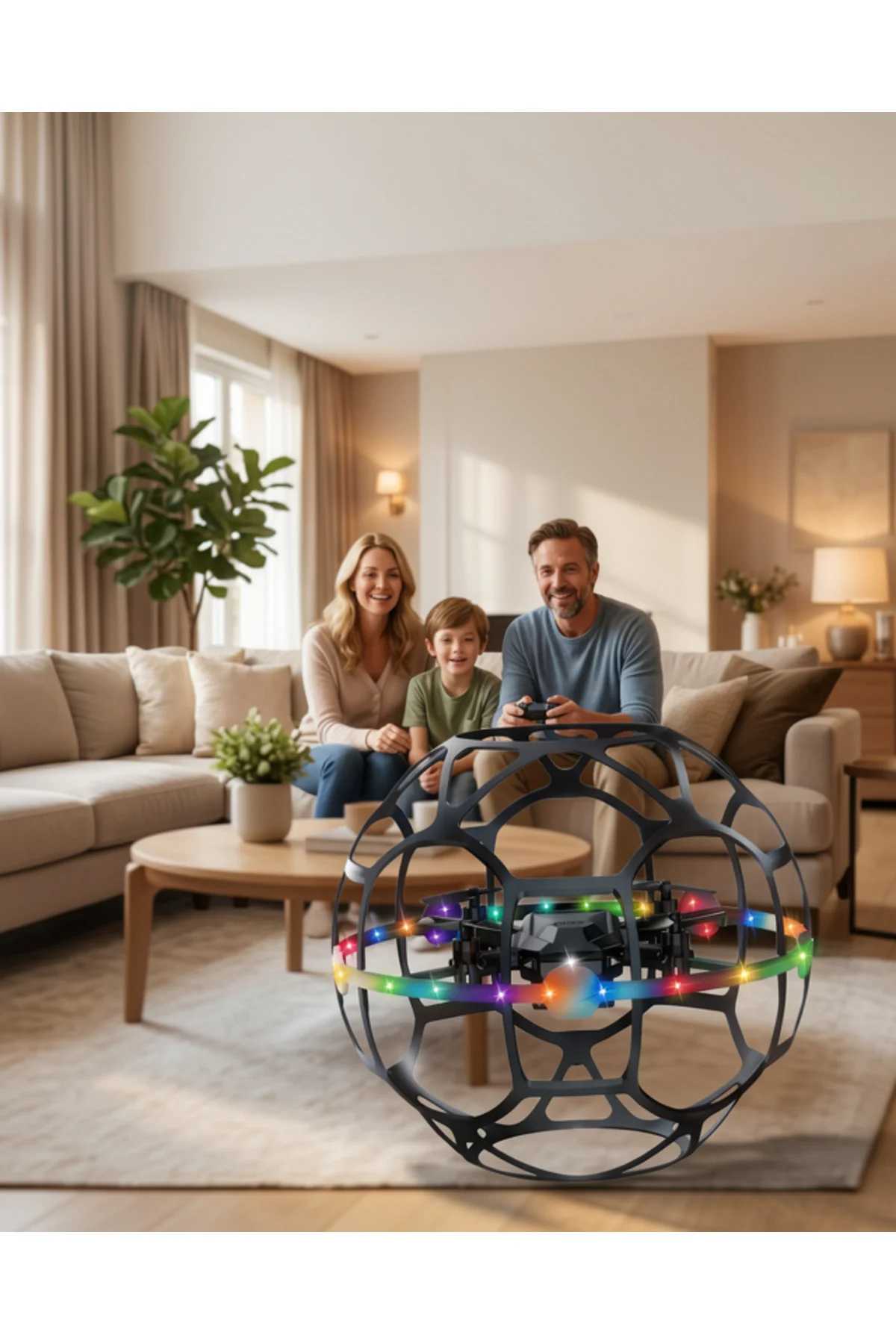 El Sensörlü Uçan Top Drone Çocuklar İçin LED Işıklı Eğlence Oyuncağı El Sensörlü Uçan Top Drone Çocuklar İçin LED Işıklı Eğlence Oyuncağı