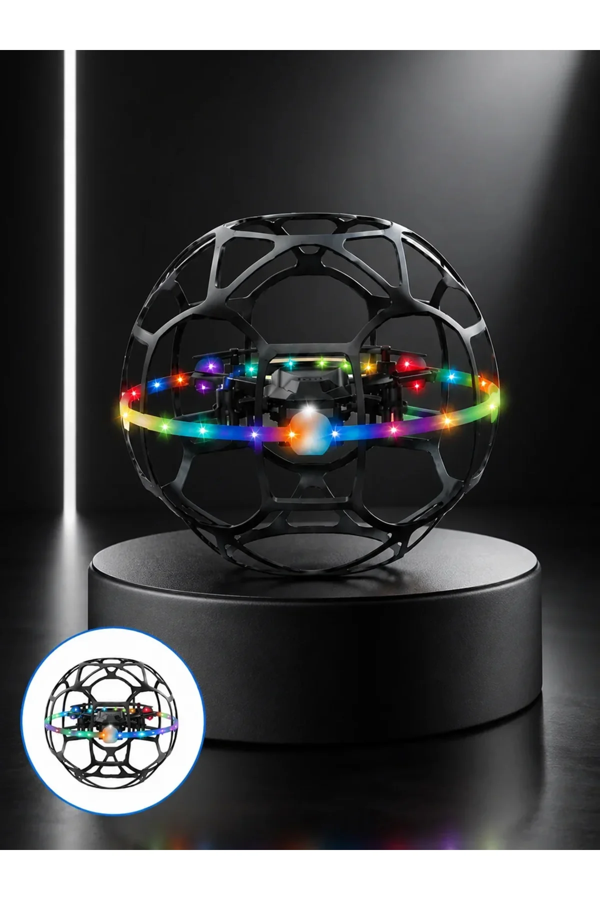 El Sensörlü Uçan Top Drone Çocuklar İçin LED Işıklı Eğlence Oyuncağı