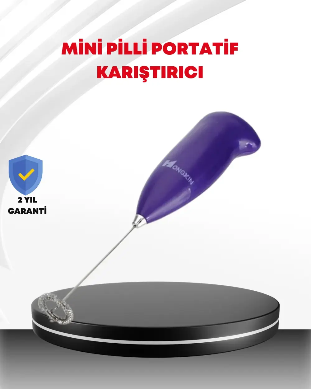 El Tipi Pratik Mikser – Kahve, Süt, Bebek Maması ve Yumurta Çırpı