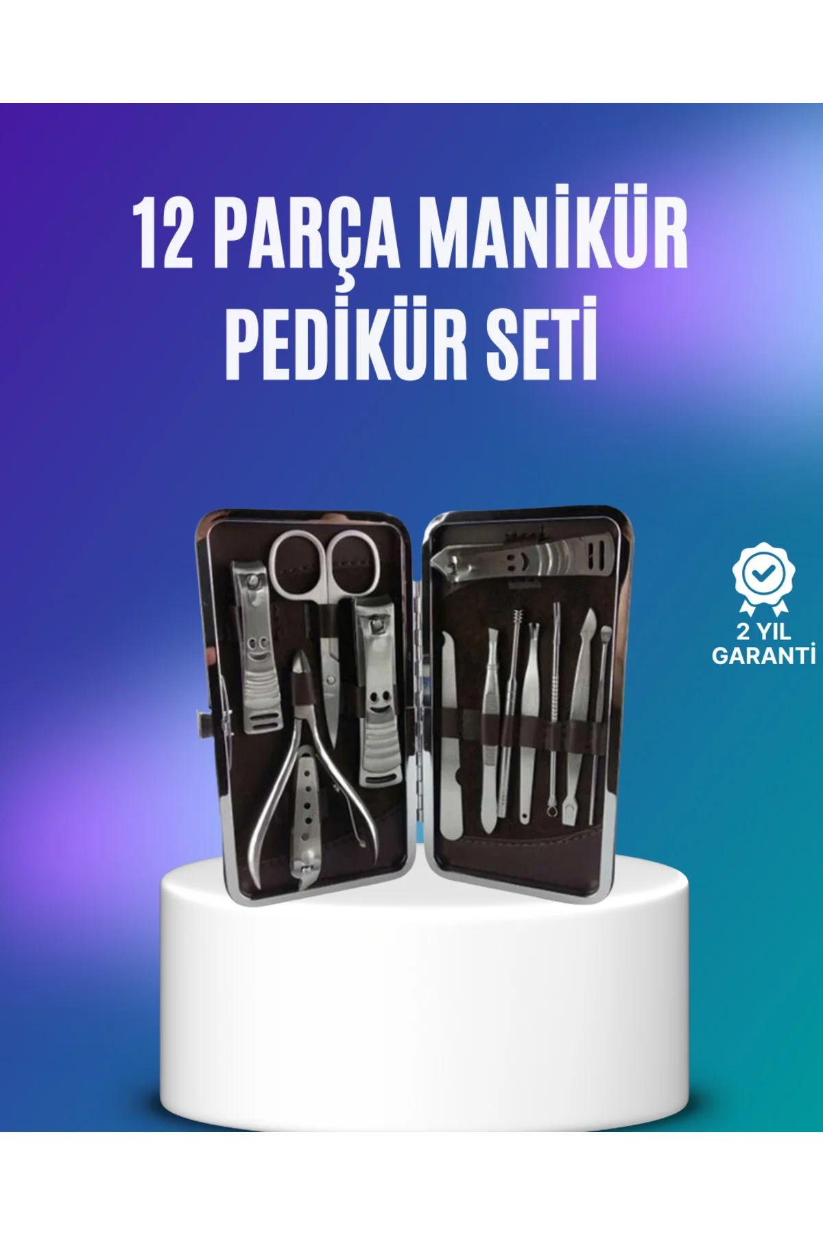 El ve Ayak Bakımı İçin Profesyonel 12 Bakım Seti