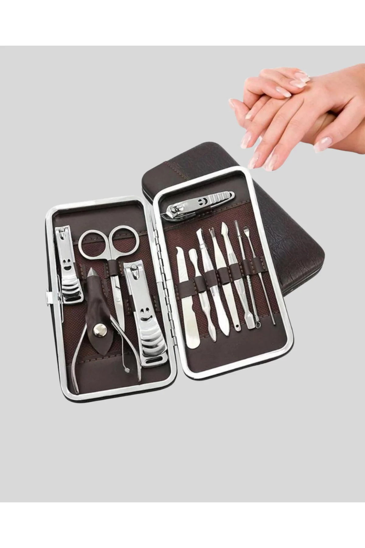 El ve Ayak Bakımı İçin Profesyonel 12 Bakım Seti