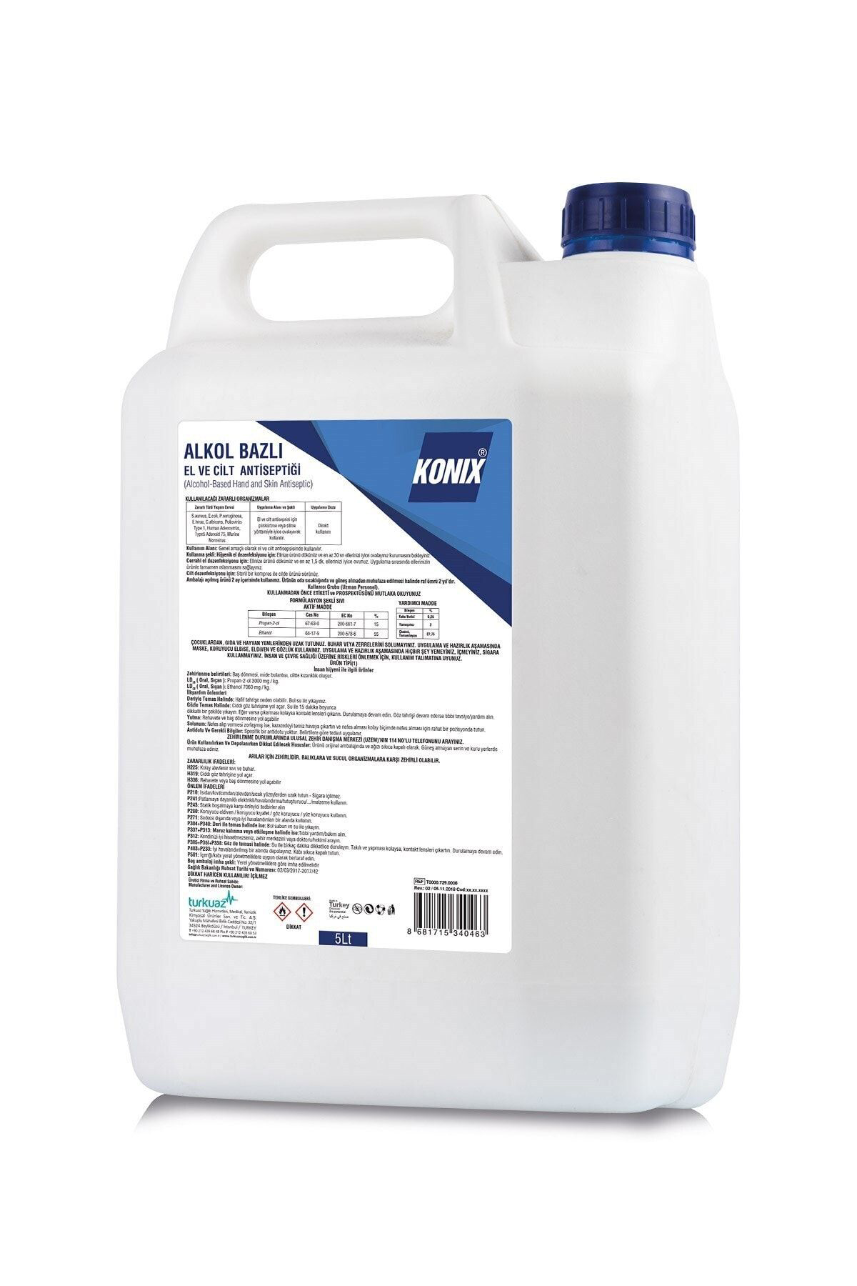 Konix El Ve Cilt Antiseptiği 5 Lt