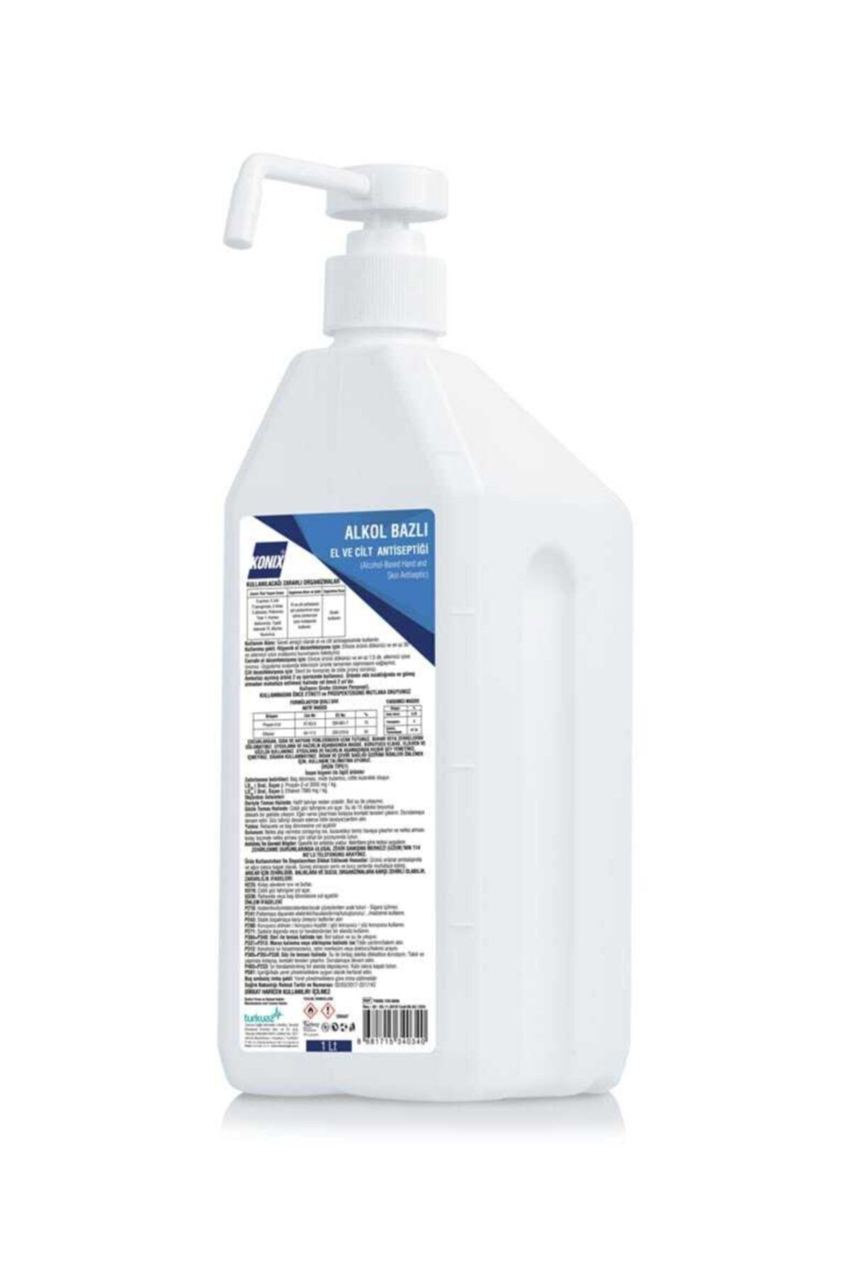 Konix El Ve Cilt Dezenfektani Antiseptik Solüsyon 1 Lt (Alkol Bazli)