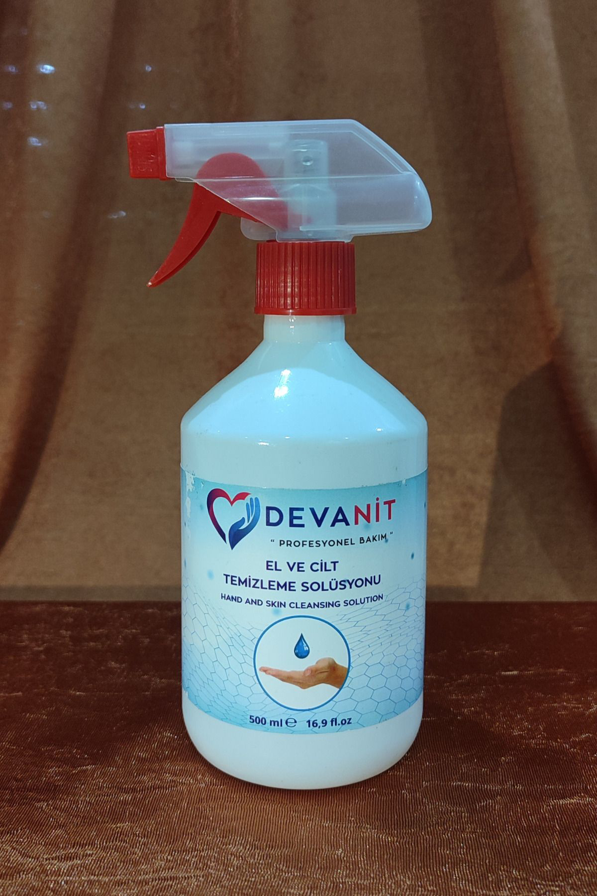 Devanit El Ve Cilt Temizleme Solüsyonu 500 Ml + Hijyenik Jel 50 Ml Dezenf