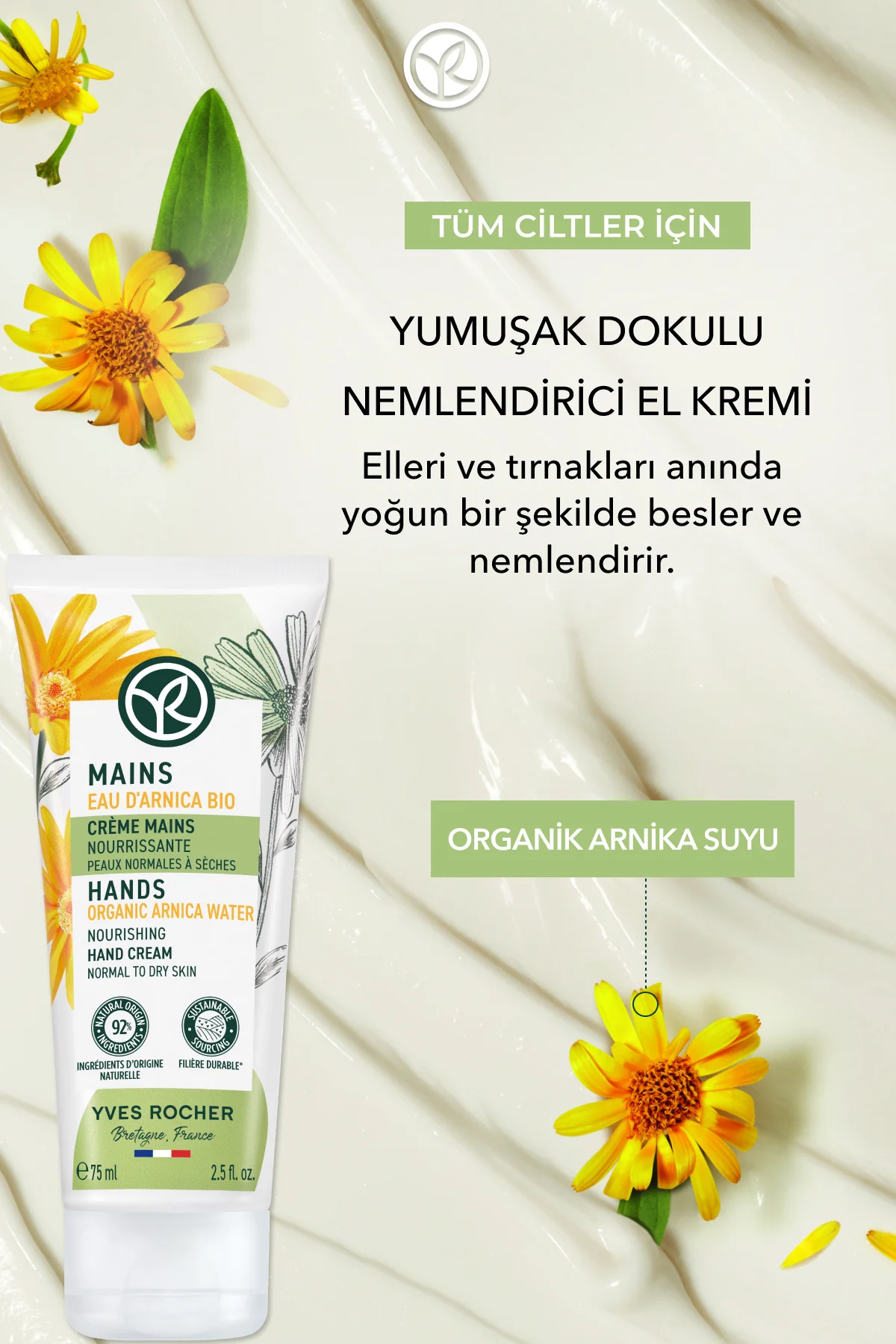 El ve Tırnak Bakım Kremi - Nemlendirici ve Besleyici-75 ml-13375