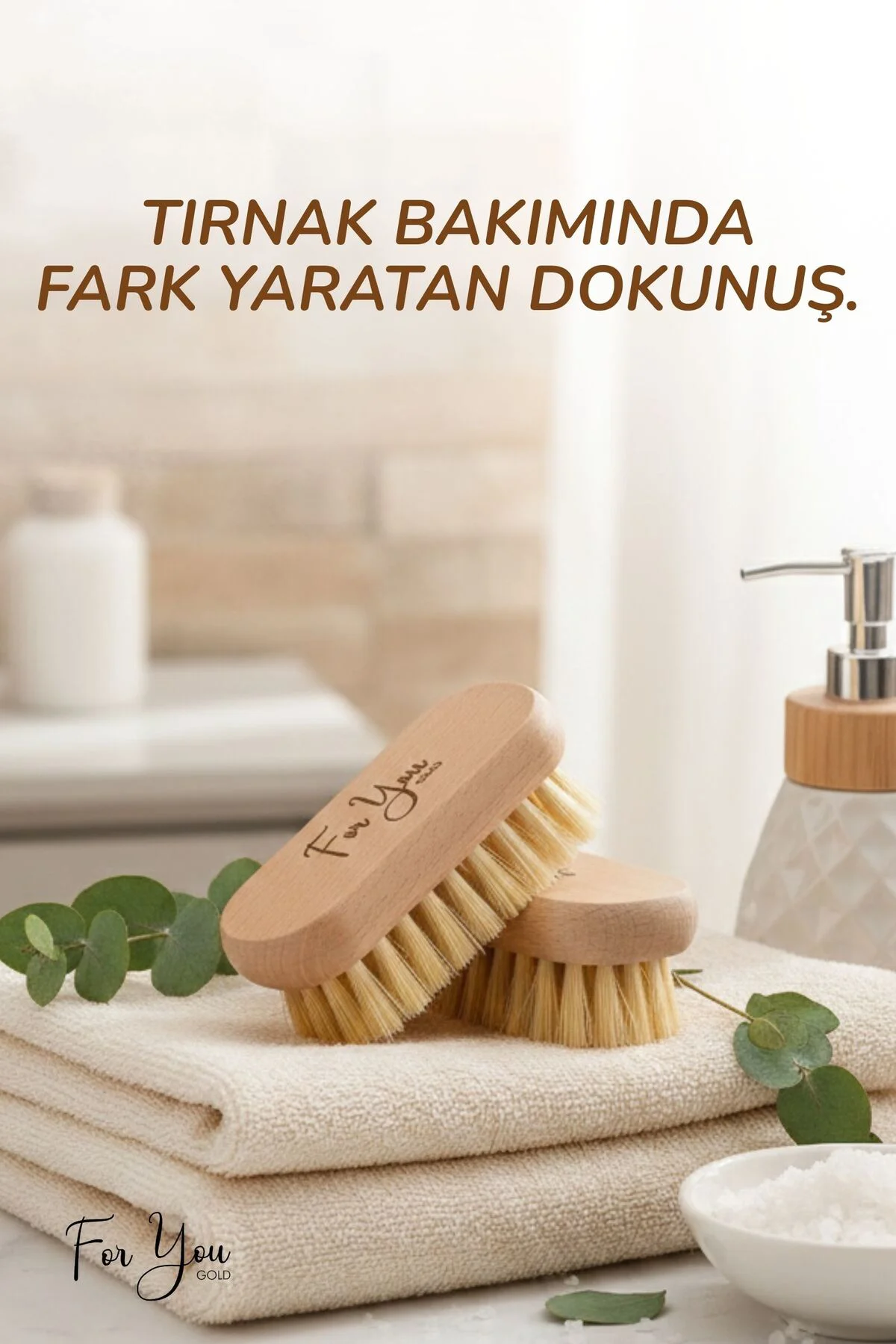 El Ve Tırnak Bakımı Fırçası Manikür Ve Pedikür At Kılı Tırnak Fır