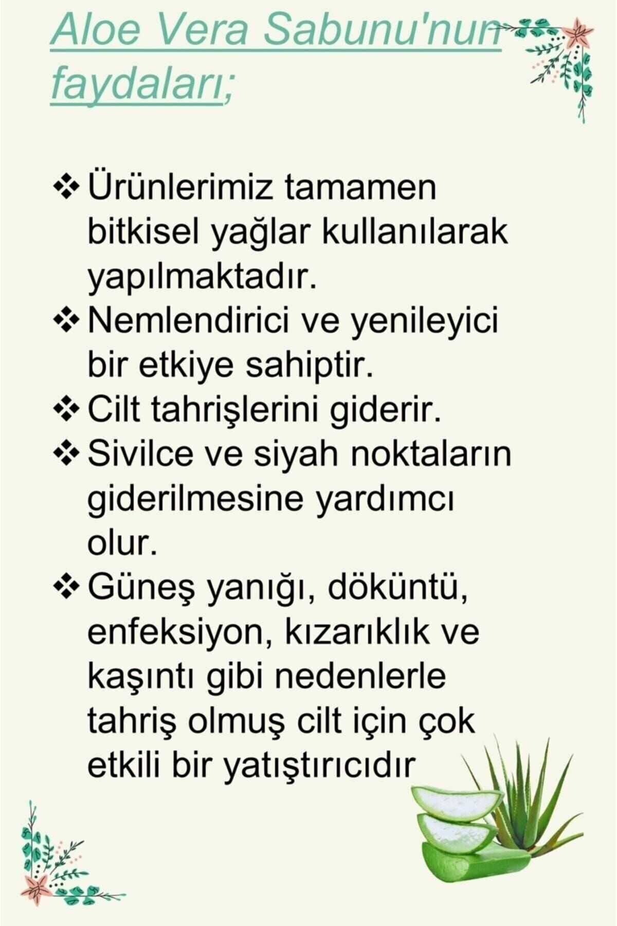 Trendmilano El Yapımı Doğal Kabak Lifli Aloe Vera Sabunu 4Lü Set 450 Gr