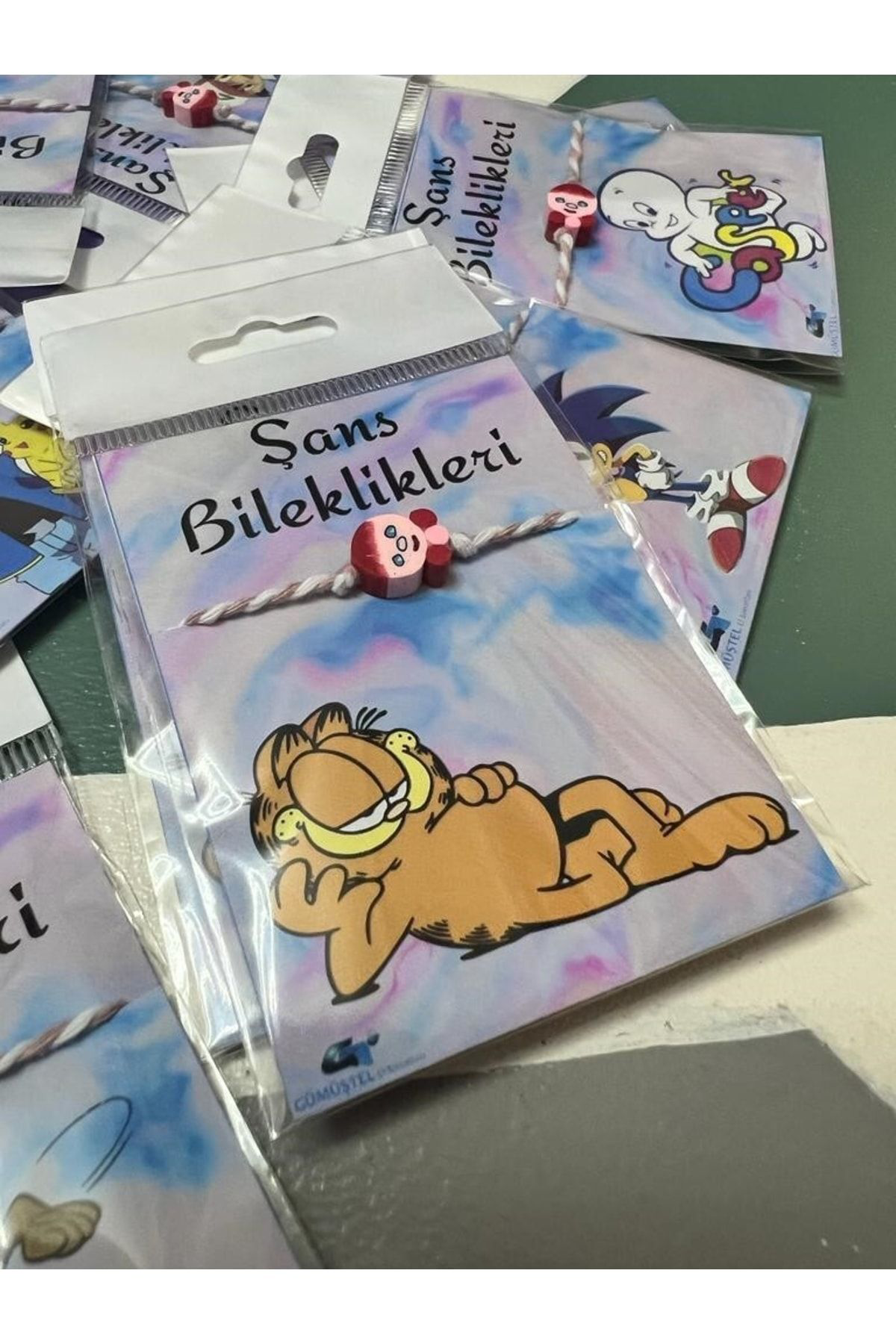 El Yapımı Fimo Karekterli Özel Kartlı Bileklik
