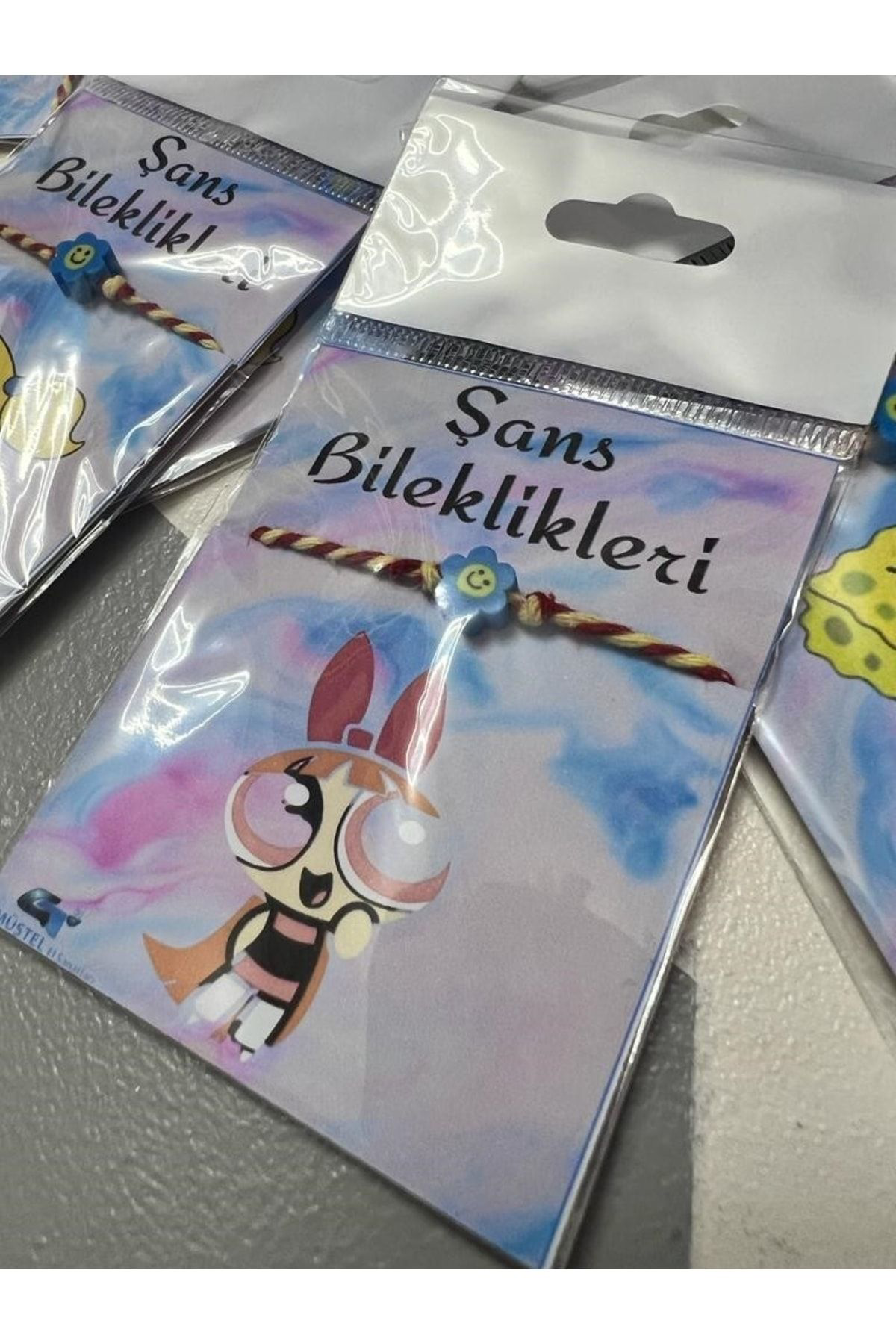 El Yapımı Fimo Karekterli Özel Kartlı Bileklik