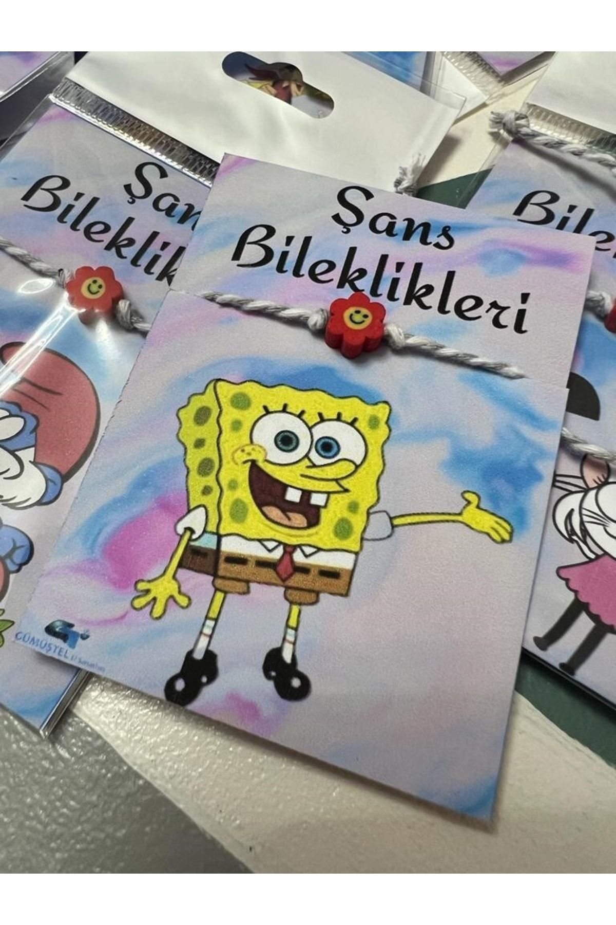 El Yapımı Fimo Karekterli Özel Kartlı Bileklik Sürpriz