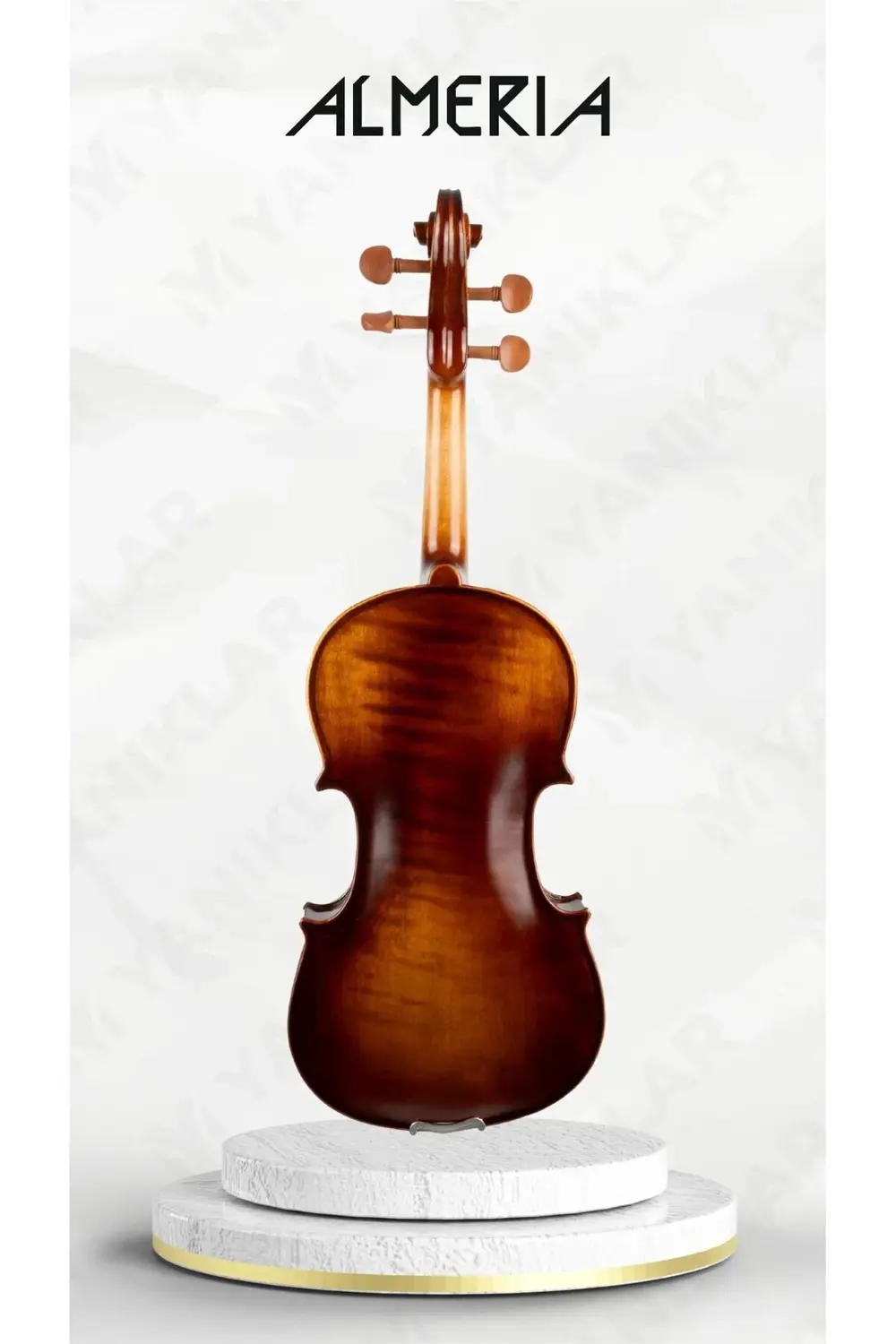 Almeria El Yapımı Gül Aksamlı 4/4 Keman (Taşıma Çantası, Reçine ,Yay Dahi Almeria El Yapımı Gül Aksamlı 4/4 Keman (Taşıma Çantası, Reçine ,Yay Dahi