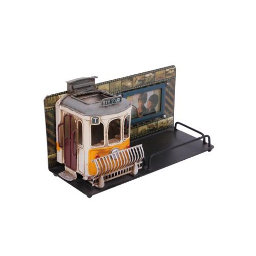 El Yapımı Metal Tramvay Kalemlik Çerçeve El Yapımı Metal Tramvay Kalemlik Çerçeve