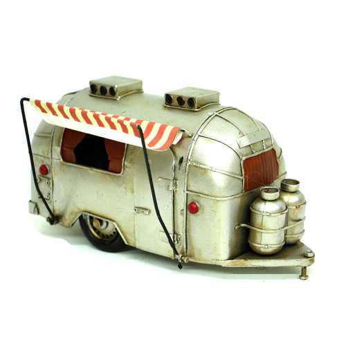 Woody Sofia El Yapımı Metal Çekme Karavan Maketi