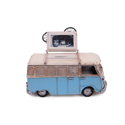 Woody Sofia El Yapımı Minibüs Çerçeveli Kumbara