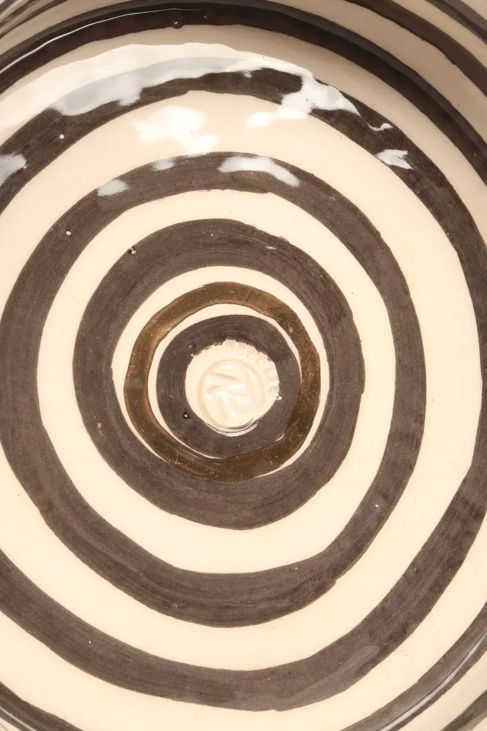 El Yapımı Seramik Ayaksız Sunumluk Dönence Serisi 19 cm