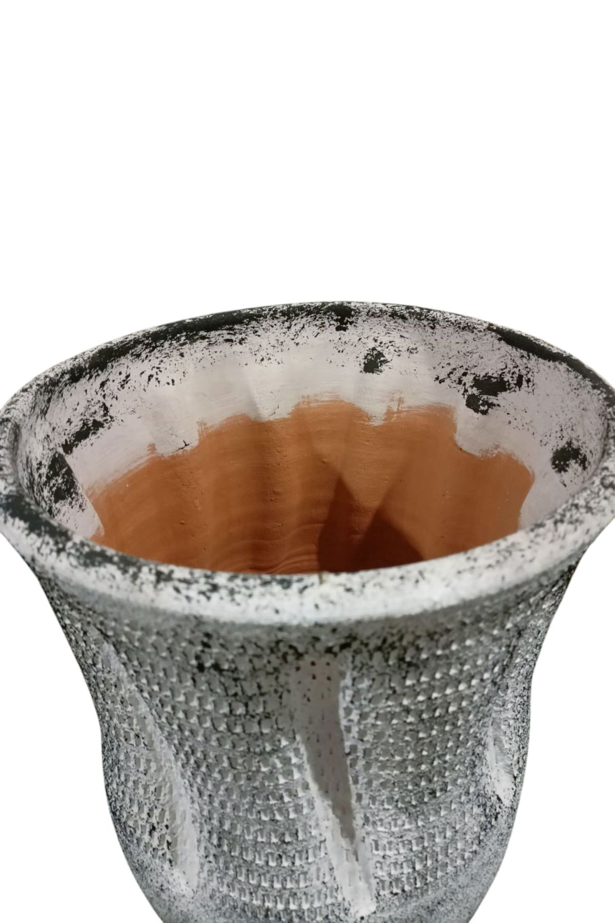 EL YAPIMI TOPRAK VAZO SAKSI