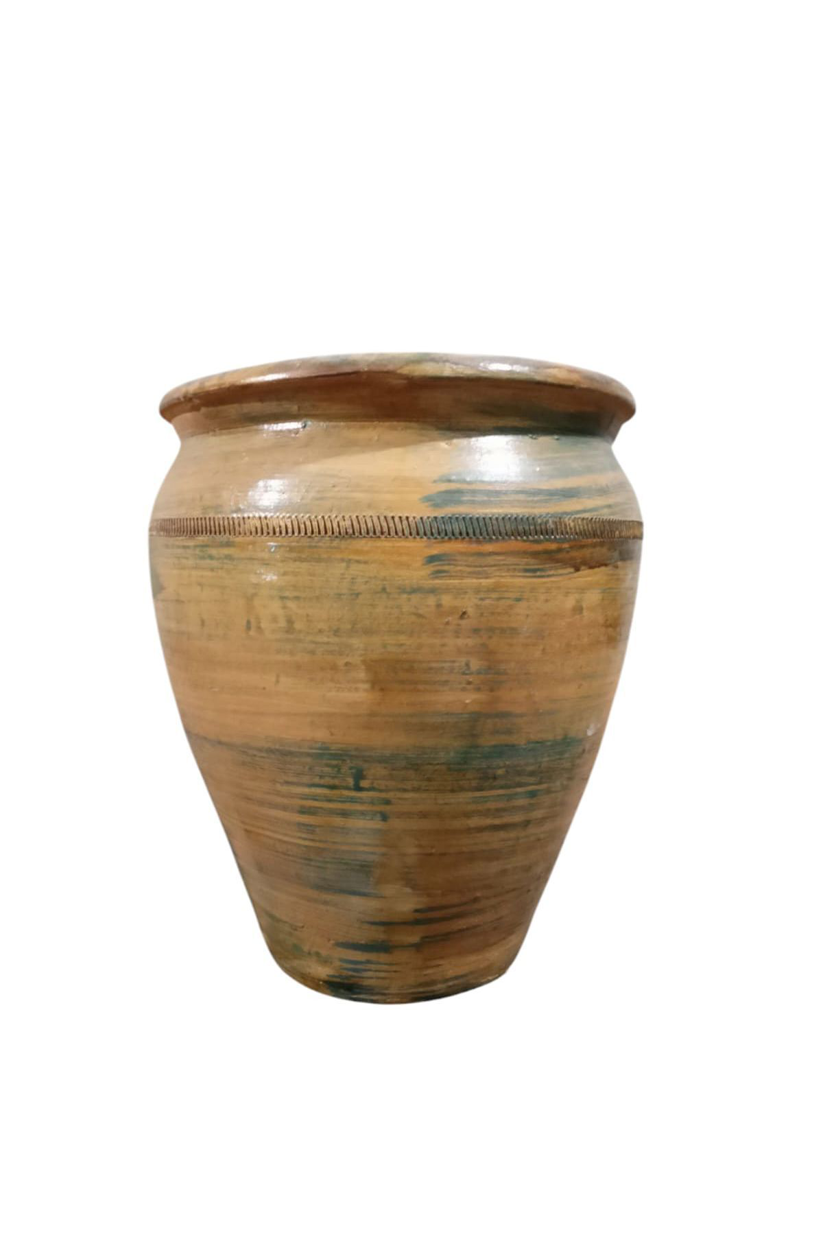 EL YAPIMI TOPRAK VAZO SAKSI