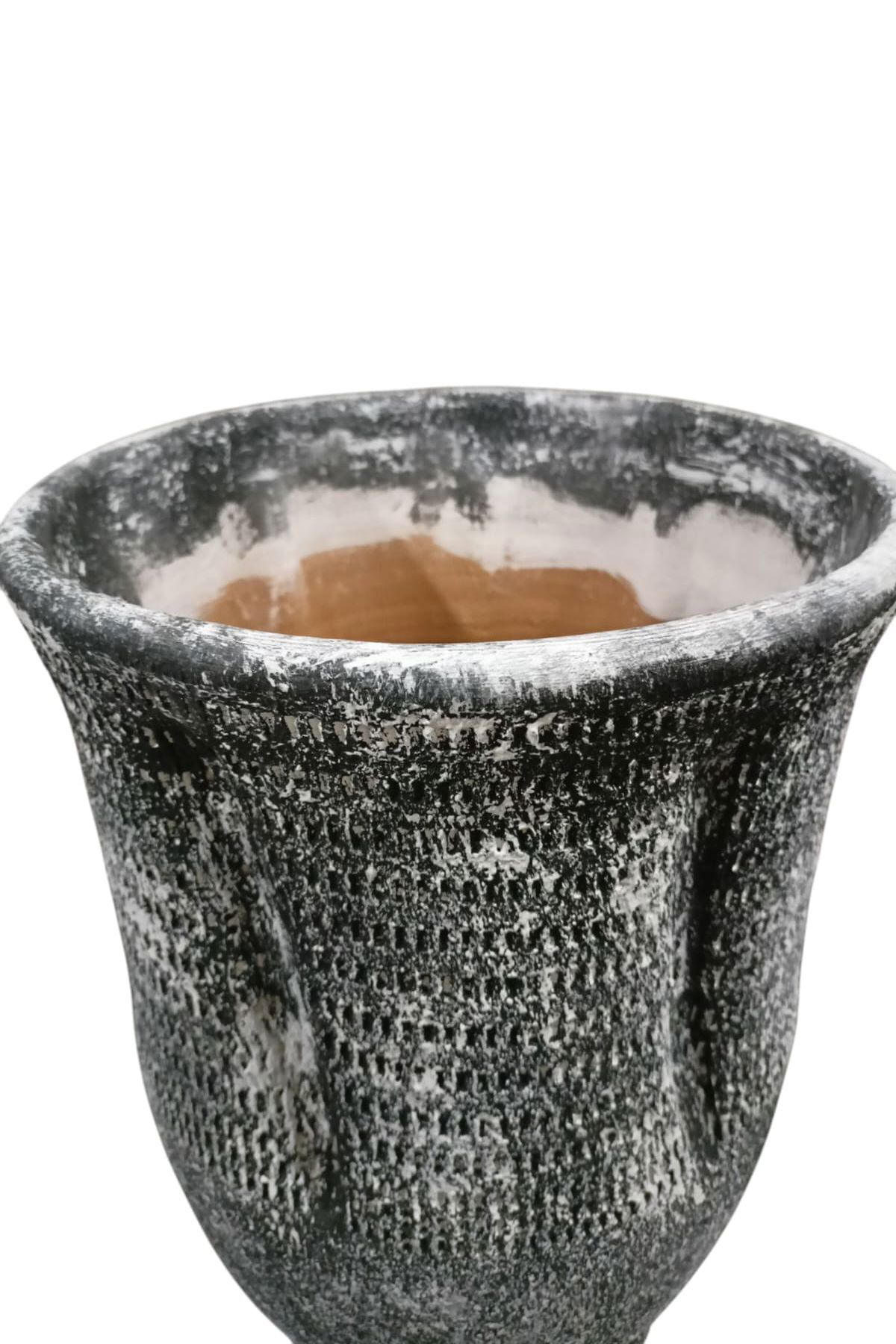 EL YAPIMI TOPRAK VAZO SAKSI