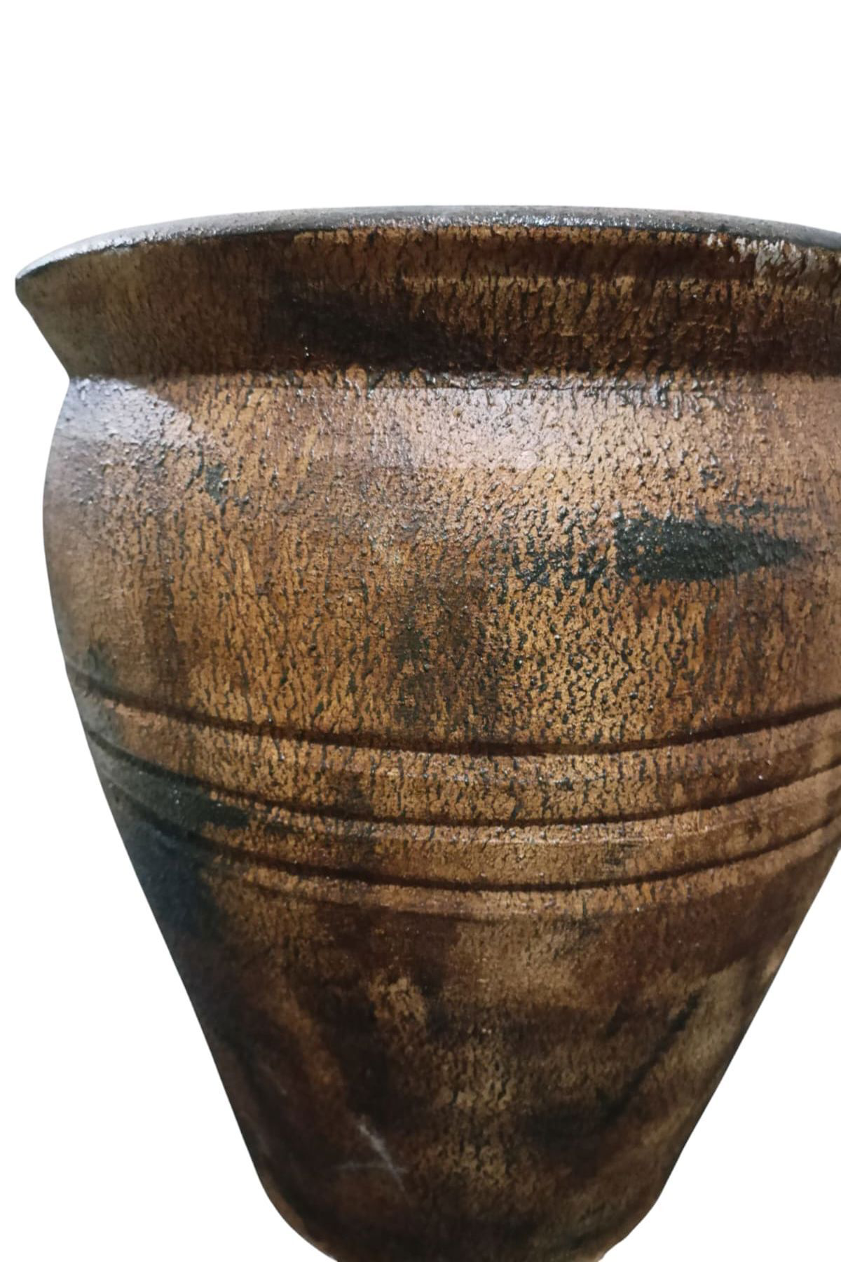 EL YAPIMI TOPRAK VAZO SAKSI