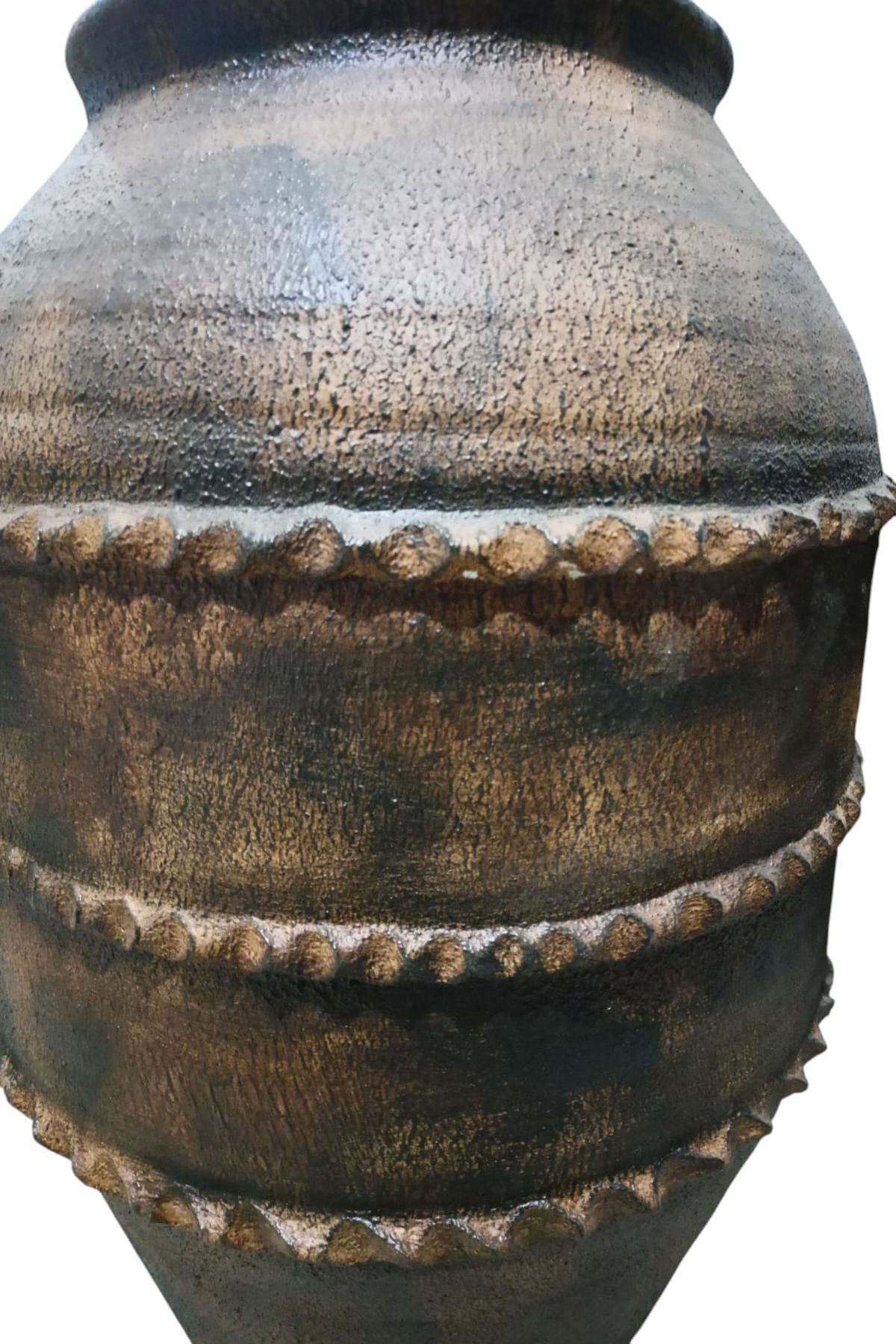 EL YAPIMI TOPRAK VAZO SAKSI