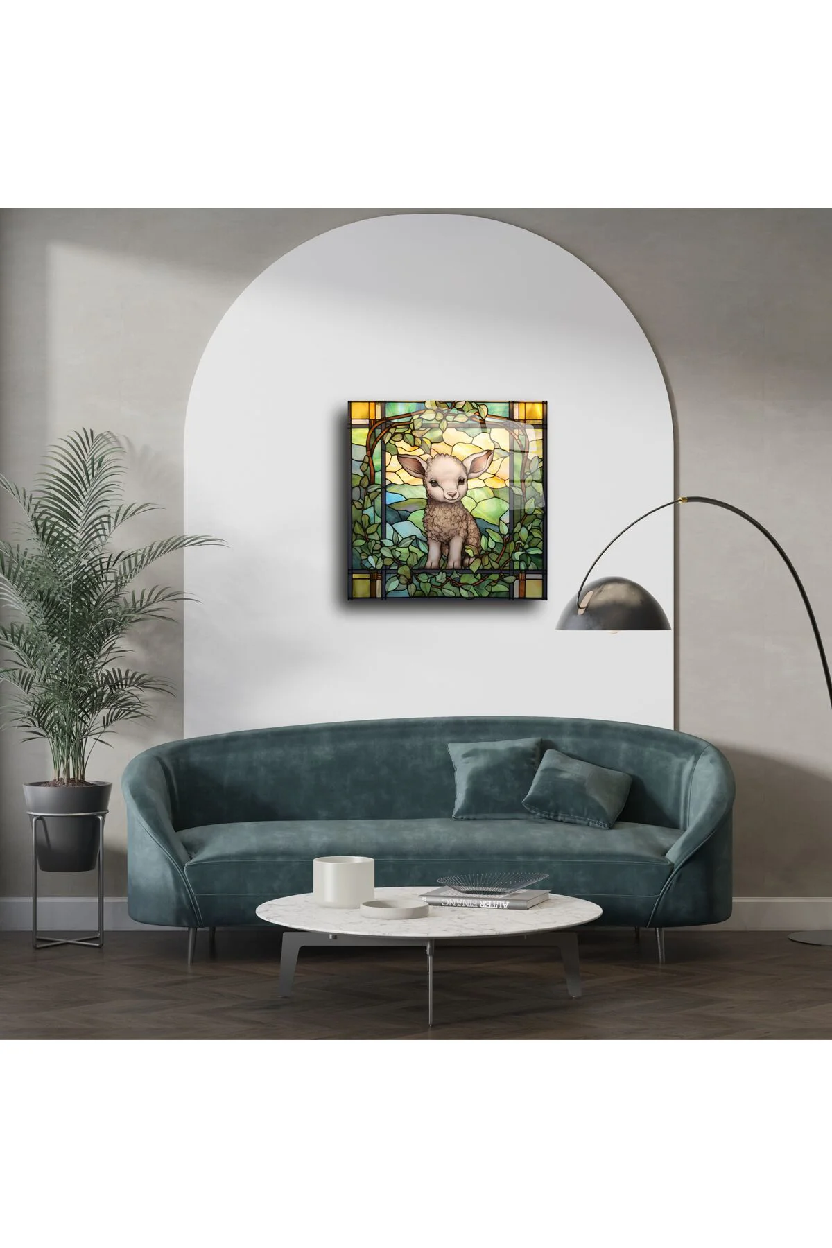 El Yapımı Vitray Stil Kuzu Duvar Sanatı Fiyatı, Yorumları ve Özellikleri
