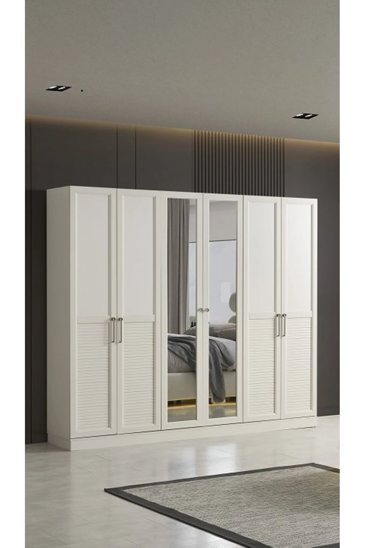 ELABOR MDF 6 KAPAKLI DOLAP Fiyatı, Yorumları ve Özellikleri