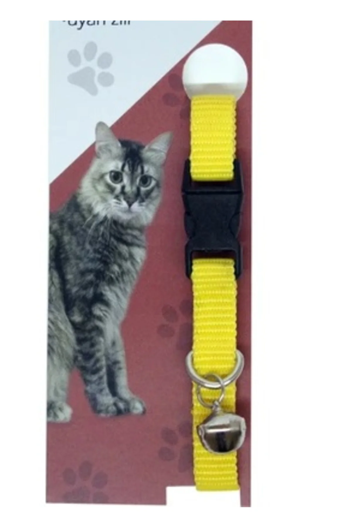 Elastik Ayarlanabilir Çıngıraklı Kedi Tasması