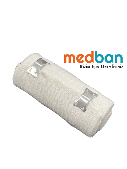 Elastik Bandaj 10 cm x 150 cm - Sargı Bandajı, Yeniden Kullanılabilir Pamuklu Bandaj