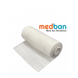Elastik Bandaj 10 cm x 150 cm - Sargı Bandajı, Yeniden Kullanılabilir Pamuklu Bandaj