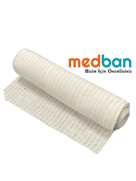Elastik Bandaj - %200 Elastikiyet, 15x150 cm Pamuk Gipe Bandaj