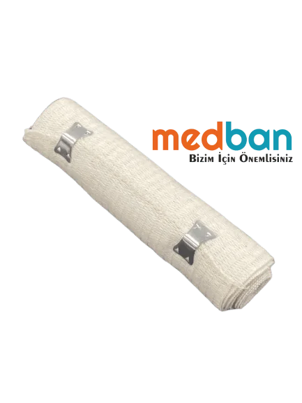 Elastik Bandaj - %200 Elastikiyet, 15x150 cm Pamuk Gipe Bandaj