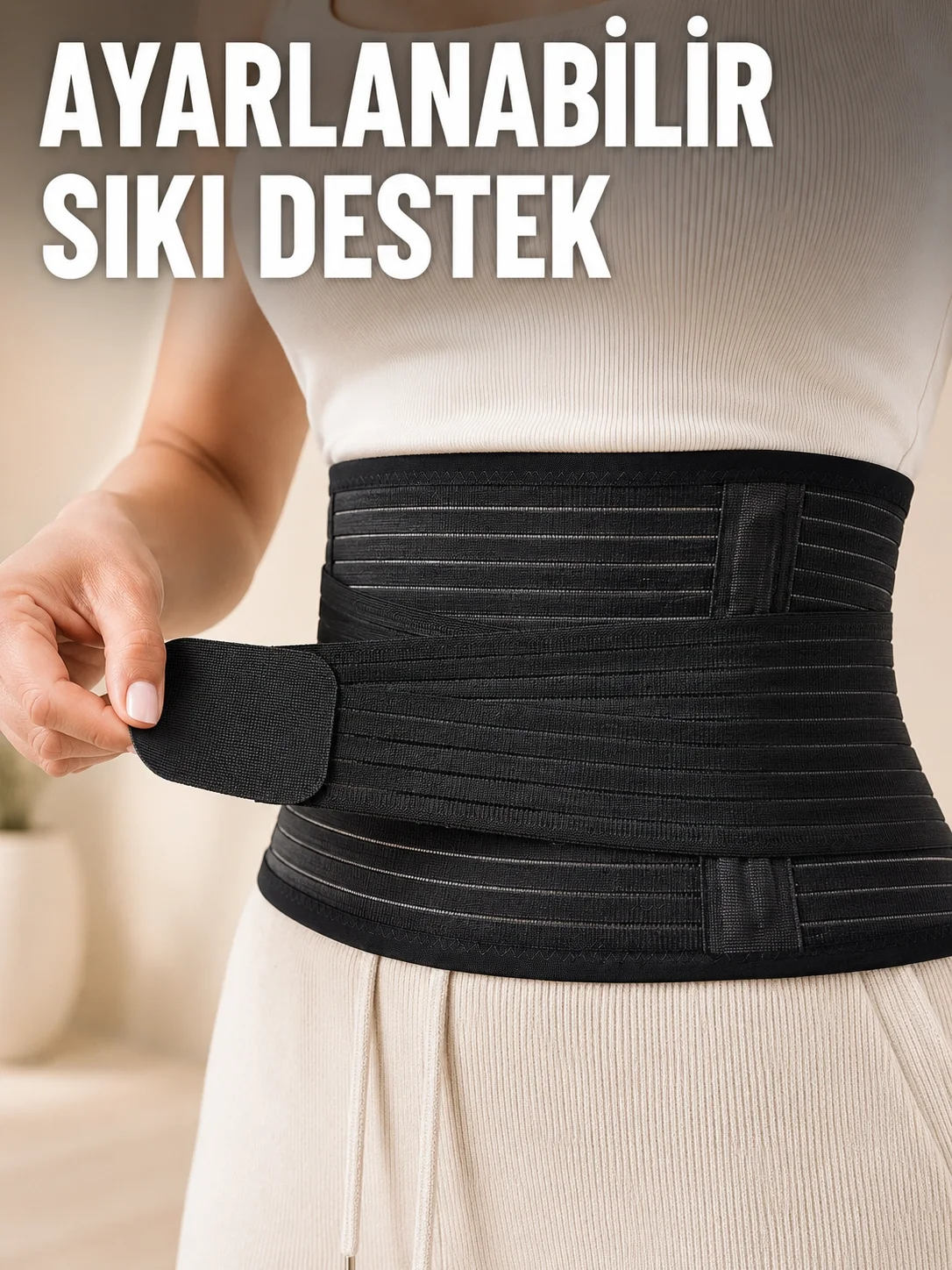 Elastik Bel Destek Korsesi Ayarlanabilir Cırtlı Sıkma Bantlı Bel Kemeri Fiyatı, Yorumları ve Özellikleri