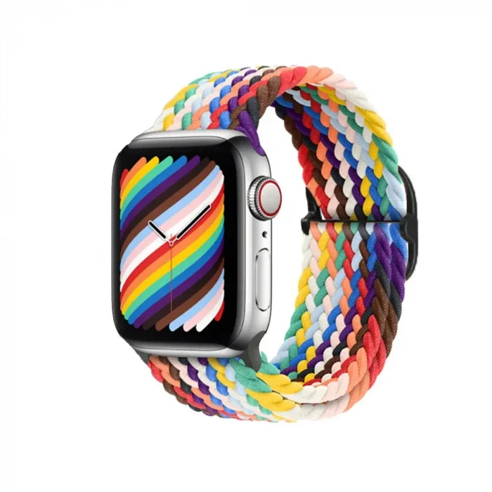 Elastik Japon Toka Apple Watch Kayışı 49/45/44/42 mm - Dayanıklı Nefes Alan Kordon