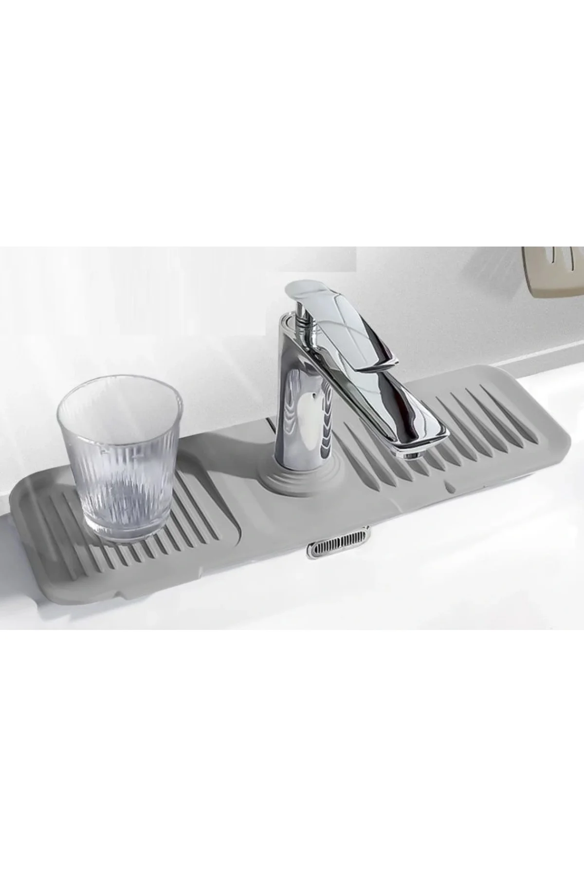 Elastik Mutfak Banyo Musluk Matı Düzenleyici Kaydırmaz Taban Organizer Lavabo Kenar Matı Elastik Mutfak Banyo Musluk Matı Düzenleyici Kaydırmaz Taban Organizer Lavabo Kenar Matı - Görsel 3