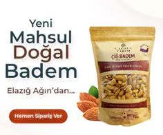Elazığ Çiğ Iç Badem 1 Kg
