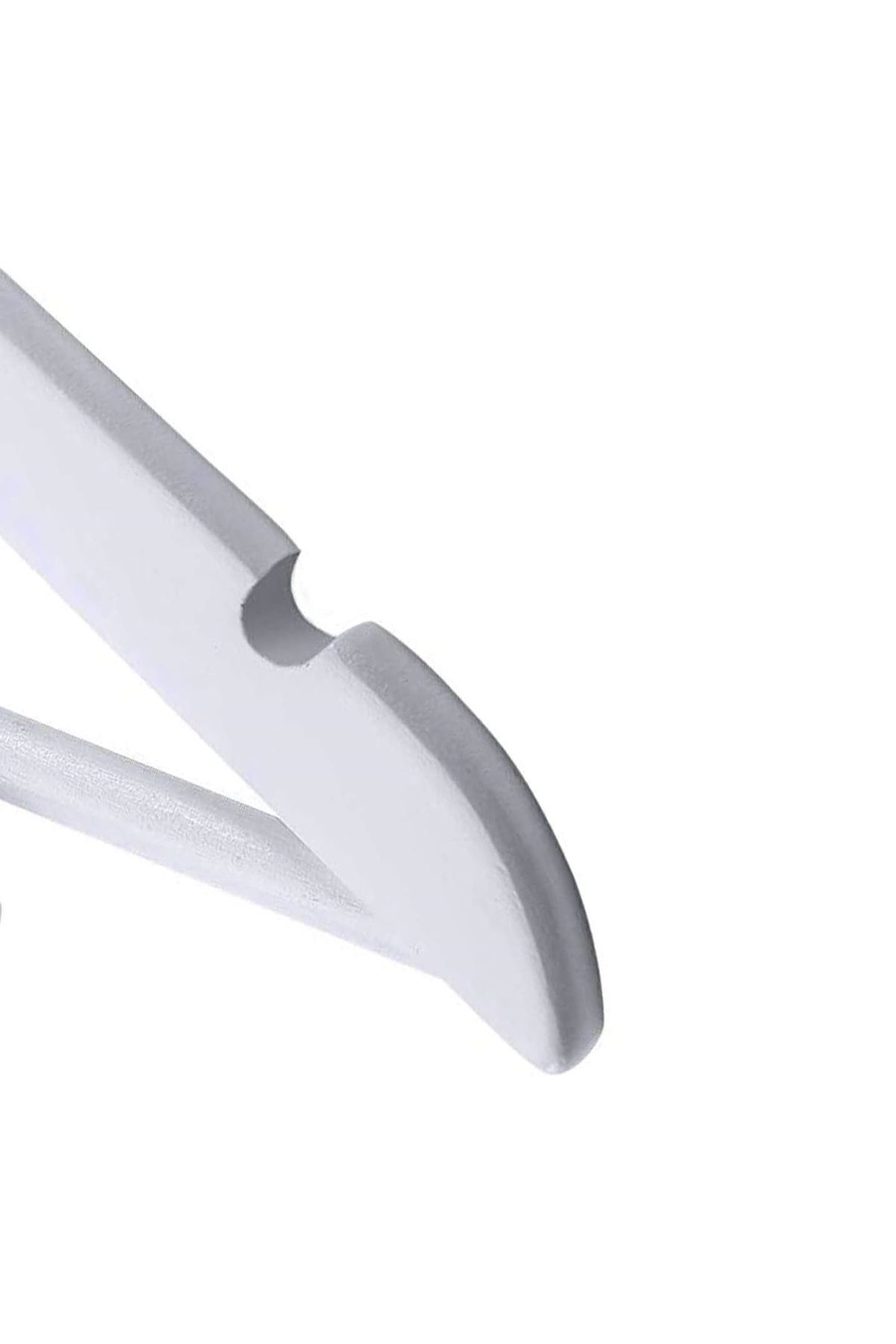 Transformacion Elbise Askısı Beyaz Ahşap 8 Adet